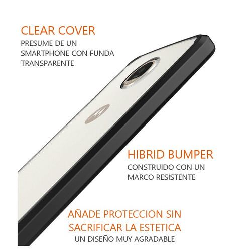 Imagen 2 de 6 de Clear Cover Moto Z2 Play