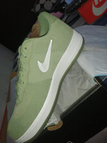 Nike Air Force 1 Color Of The Month Oil Green Suede 9.5 Us 