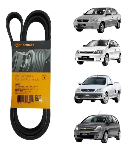 Correia Alternador Corsa Meriva Montana 1.0 1.4 1.8 8v | MercadoLivre