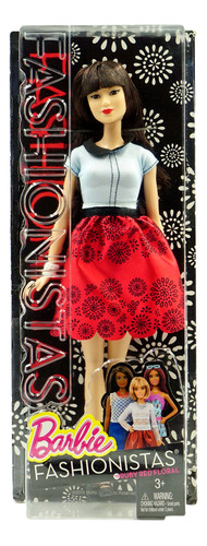 Barbie Fashionistas #19 Ruby Red Floral 2015 Edition
