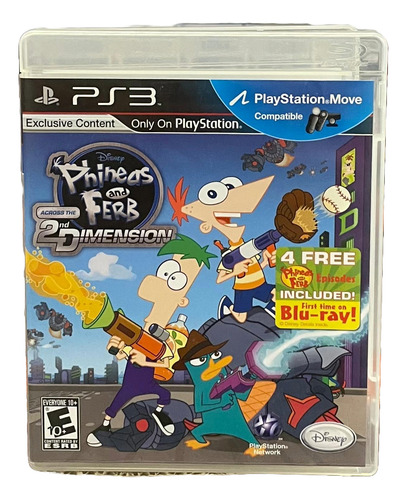 Phineas And Ferb Across The 2nd Dimension Playstation 3 Ps3 (Reacondicionado)