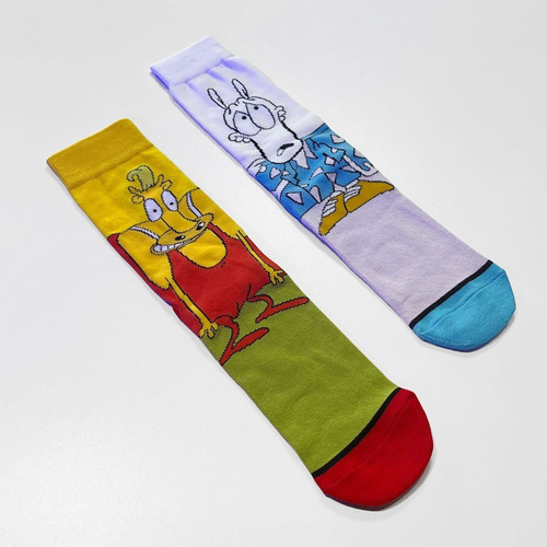 Medias Cow & Rocko Serie Animada  - Emexem