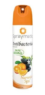 Ambientador Antibacterial Spraymatic Glade Aerosol Naranja