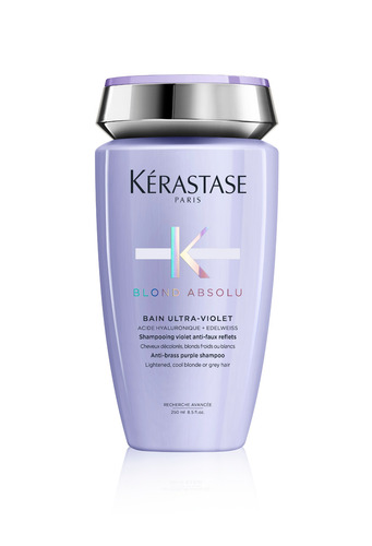 Imagen 2 de 2 de Shampoo Kérastase Blond Absolu Bain Ultra-Violet en botella de 250mL por 1 unidad
