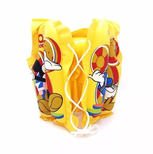 Chaleco Amarillo Inflable Pileta Mickey Mouse
