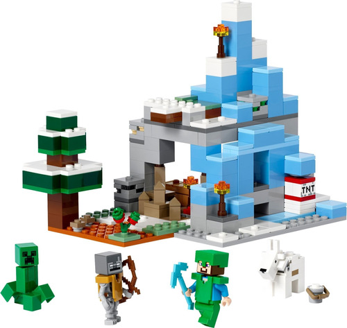 Lego Minecraft 21243 Los Picos De Hielo