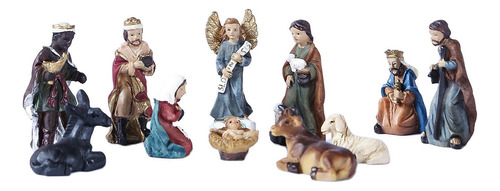 11x Figura De Natividad Familiar Nacimiento De Jesús
