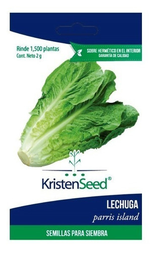 Imagen 1 de 1 de Lechuga Orejona (parris) Semilla En Sobre