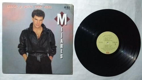 Mijares Amor Y Rock And Roll 1987 Lp 1ra Edic De Coleccion