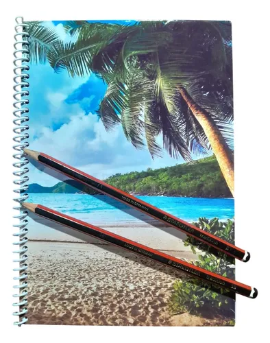 Cuaderno Dibujo Sketch Book Block + 2 Lápices Dibujo B 5b Agua