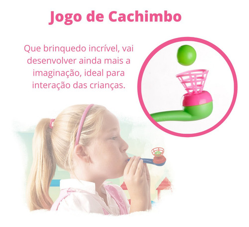 Imagem 3 de 6 de Jogo De Sobro Bolinha E Cachimbo Brinquedo Colorido Infantil