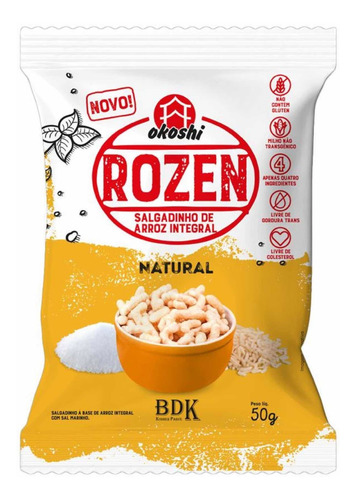 Kit 10 Salgadinhos Rozen Natura - Okoshi