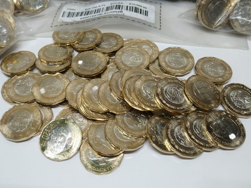 3 Monedas D 20 Pesos Conmemorativa Dodecagonal Cuál Le Falta