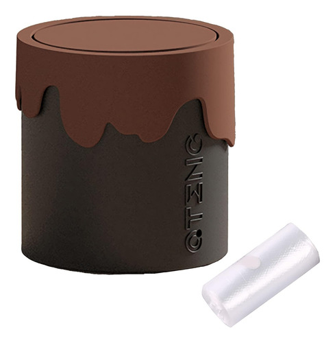 Mini Bote De Basura De Chocolate Con Tapa 2lt
