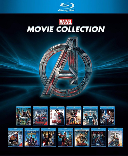 Marvel Collection Avengers Vengadores En Blu Ray!!