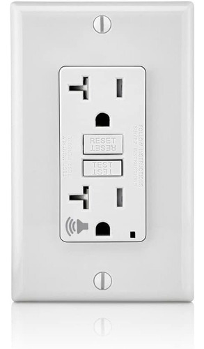 Leviton Gfta2-w Smartlockpro Auto-prueba Slim Gfci Con Alert