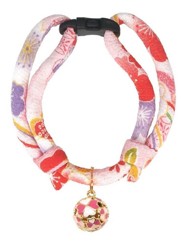 Petsokoo Four-leaf Clover Cat Collar With Bell Breakaway Buc