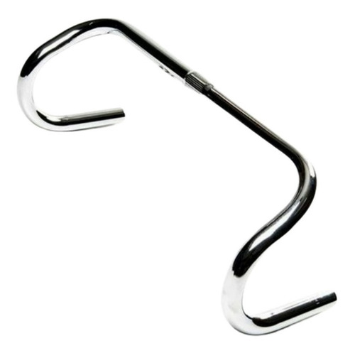 Imagem 2 de 5 de Guidão Aço Cromado Bicicleta Speed Caloi 10 Tamanho 440mm