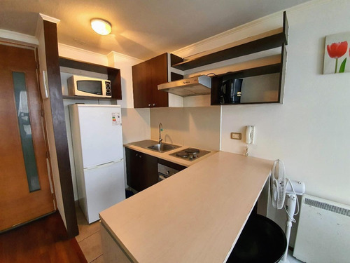 Amoblado 1 Dormitorio Metro Santa Isabel
