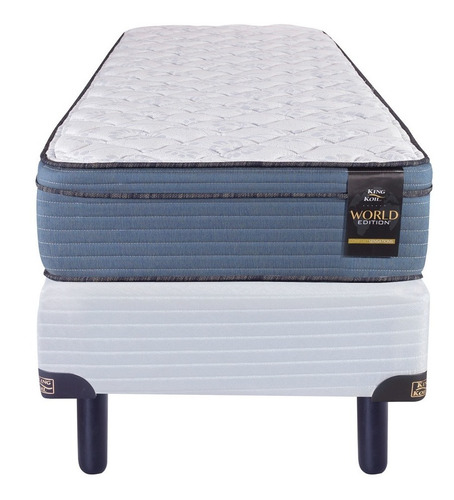 Imagen 5 de 8 de Colchon King Koil Aspen Europillow Resorte Lfk Firme 100x190