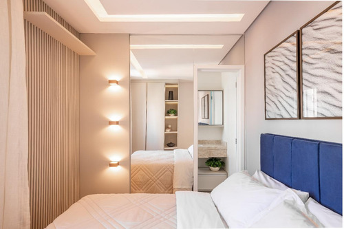 Imagem 11 de 14 de Apartamento 2 Dormitórios- Mobiliado- 50m Mar- Caiçara Amj93