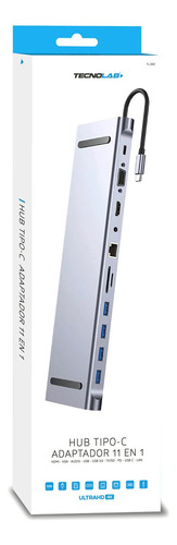 Hub Usb Multipuerto Usb-c Tecnolab 11 En 1 Tl363