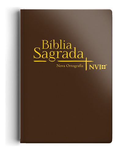 Bíblia NVI Slim Luxo - Marrom: Mais leve e mais prática, de Sbi. Geo-Gráfica e Editora Ltda, capa dura em português, 2021