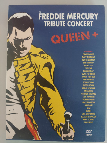Dvd Triplo The Freddie Mercury Tribute Concert