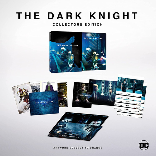 4k Uhd + Blu-ray Dark Knight Steelbook Ultimate Collectors