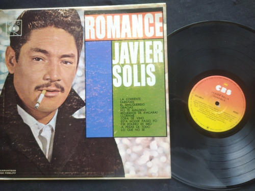 D1 Javier Solis . Romance Disco Lp Vinil 12. 