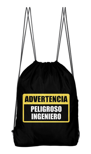 Bolso Deportivo Advertencia Peligroso (d0916 Boleto.store)