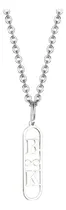 Comprar Collar Mujer Inicial Letra Infinito Pareja Regalo Joya Plata