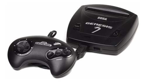 Console Sega Genesis 3 Standard cor  preto