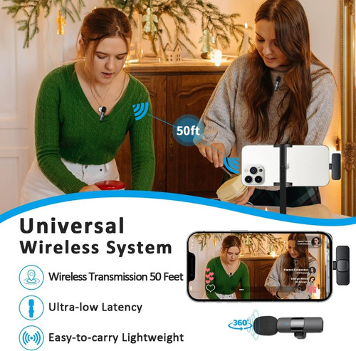 Microfono Inalámbrico De Solapa Celular Tablet Tipo C