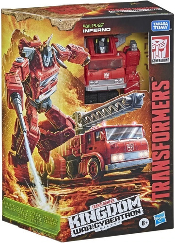 Imagen 1 de 3 de Transformers Kingdom War For Cybertron - Inferno