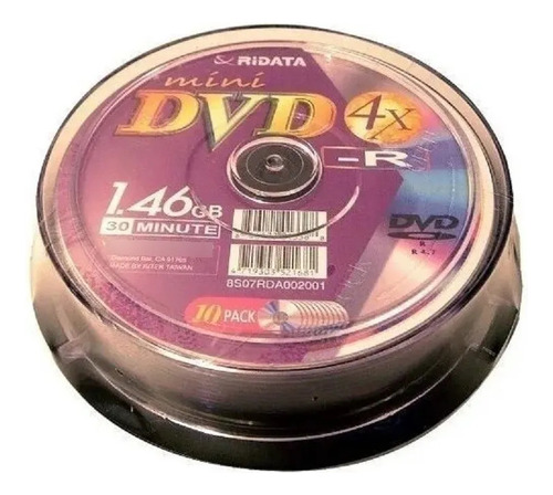 Mini Dvd Ridata Cono De 10 Unidades Gc Juegos