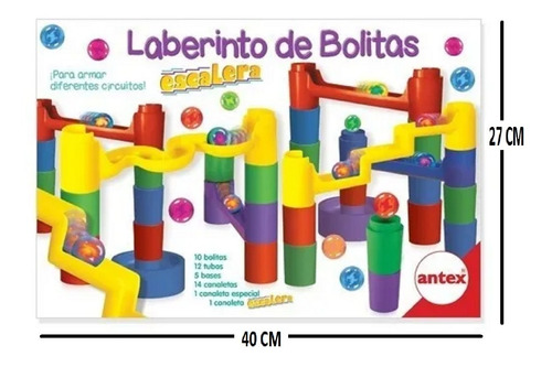 Imagen 3 de 6 de Laberinto De Bolitas Escalera Antex Playking