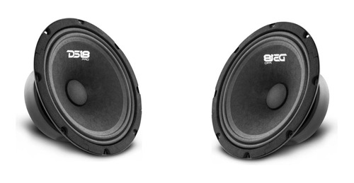 Paquete 2 Altavoz Medio Rango Ds18 De 500watts  Pro-gm8