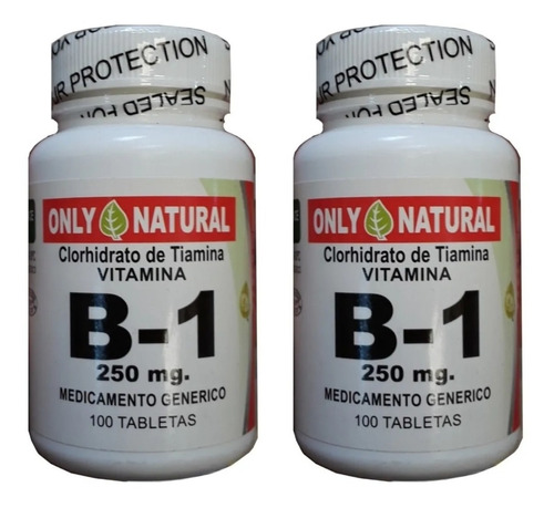 B1 250mg Tiamina Americana Promo 2 Frascos Puro