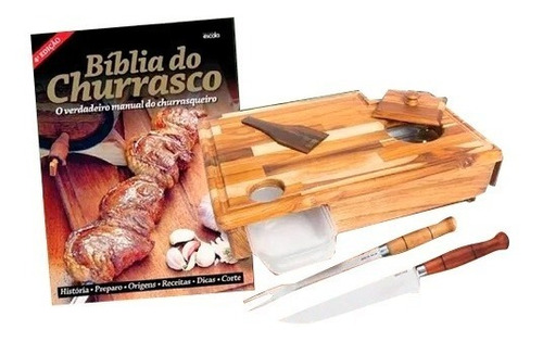 Kit Completo Para Churrasco - Tábua Artesanal (master Grill)