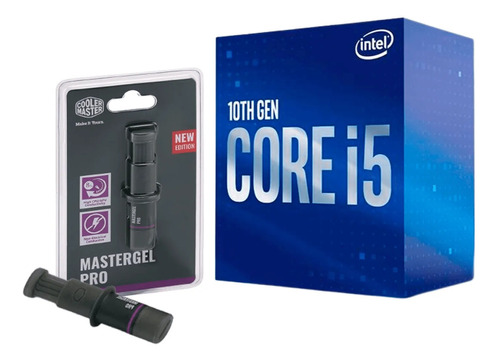 Kit Intel Core I5 10400f E Pasta Térmica Cooler Master