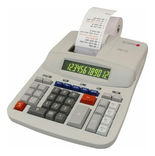 Olympia Cpd 512 - Calculadora Con Impresora