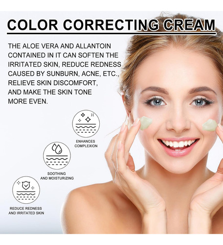 Tratamiento Corrector De Color, Corrector Verde Antienrojeci
