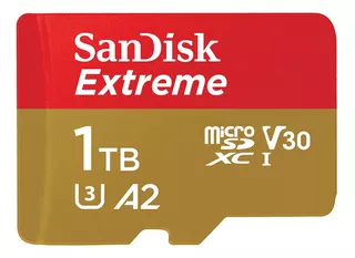 Tarjeta de memoria Sandisk Cl10 Extreme Micro SD de 190 MB/s