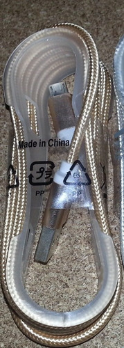 Cable Micro Usb - Usb V8 Tipo Hilo Metalico (Usado)
