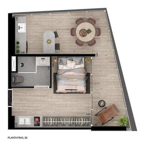 Apartamento Com 1 Dormitório(s) Localizado(a) No Bairro Vila Mariana Em São Paulo / São Paulo - 6782:912307