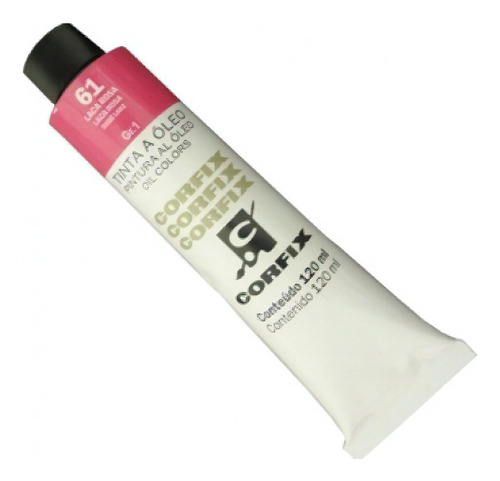 Corfix Tinta A Oleo 120ml Cor do óleo Laca Rosa 61