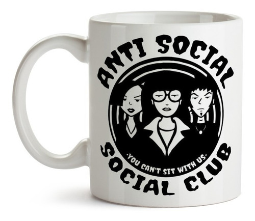 Taza Ceramica Daria Anti Anti Social Club Con Caja De Regalo | MercadoLibre