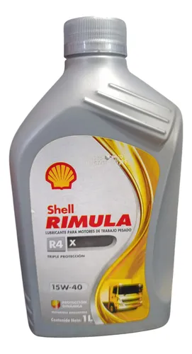 Aceite Shell Rimula R4 X 15w-40 1l
