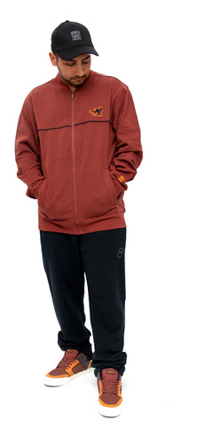 Imagen 3 de 3 de Chaqueta Jam Gangsta 3 Cats Brownie